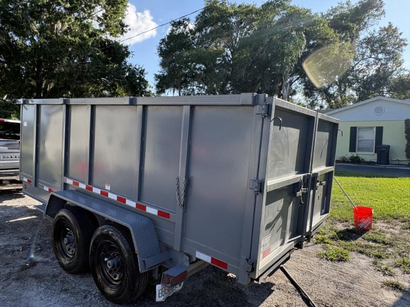 Dump trailer dropped curbside at a Plant City home